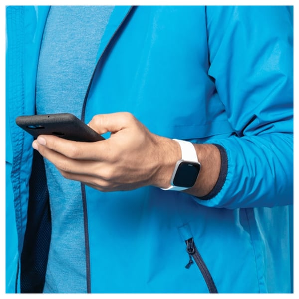Fitbit Versa Lite Edition Smart Watch - White/Silver Aluminum Fitbit Versa Lite Edition Smart Watch - White/Silver Aluminum