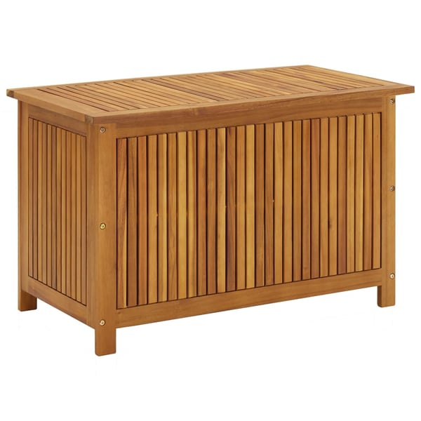 Vidaxl Garden Storage Box 90x50x58 Cm Solid Acacia Wood Vidaxl Garden Storage Box 90x50x58 Cm Solid Acacia Wood