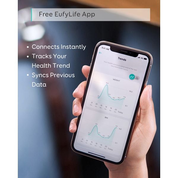 Eufy P1 Smart Scale Black T9147011 Eufy P1 Smart Scale Black T9147011