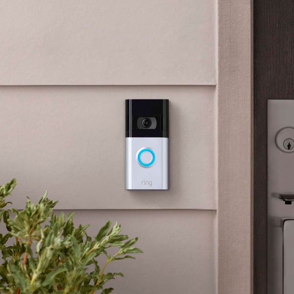 Ring Video Doorbell 4 Smart Wi-fi Video Doorbell - Wired/battery Operated - Satin Nickel Ring Video Doorbell 4 Smart Wi-fi Video Doorbell - Wired/battery Operated - Satin Nickel