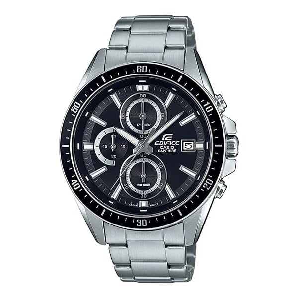 Casio EFR-S565D-1AV Edifice Silver Stainless Steel Analog Watch Men