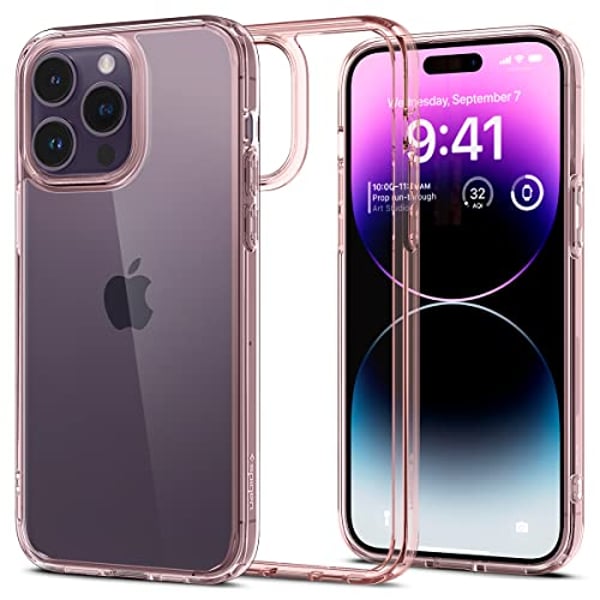 Spigen Ultra Hybrid designed for iPhone 14 Pro Max case cover - Rose Crystal Spigen Ultra Hybrid designed for iPhone 14 Pro Max case cover - Rose Crystal