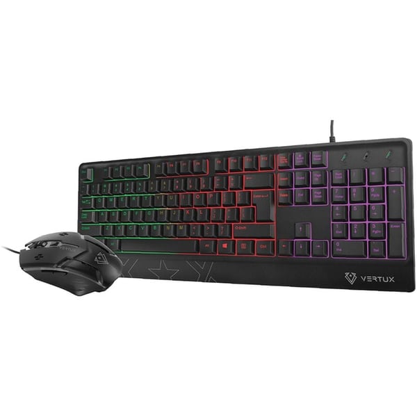 Vertux Orion E/A Gaming Mouse & Keyboard Black