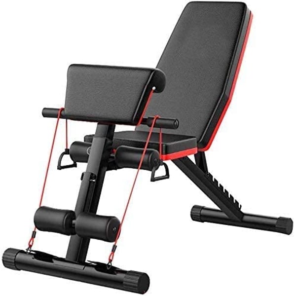 H Pro Multi-function Adjustable Weight Bench With An Extreme Elastic Rope HM000HM7772-1