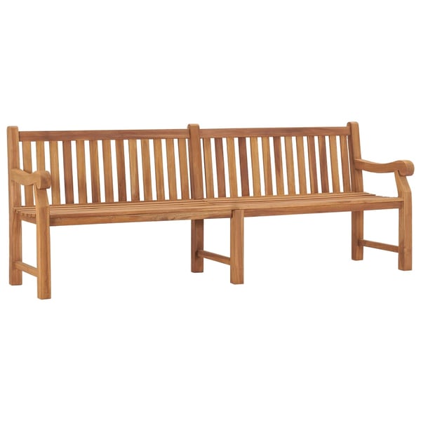 Vidaxl Garden Bench 228 Cm Solid Teak Wood