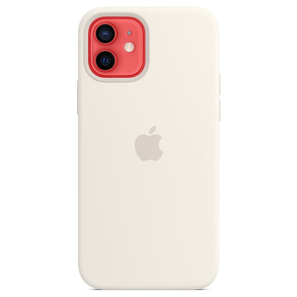 Apple iPhone 12 | 12 Pro Silicone Case with MagSafe - White Apple iPhone 12 | 12 Pro Silicone Case with MagSafe - White