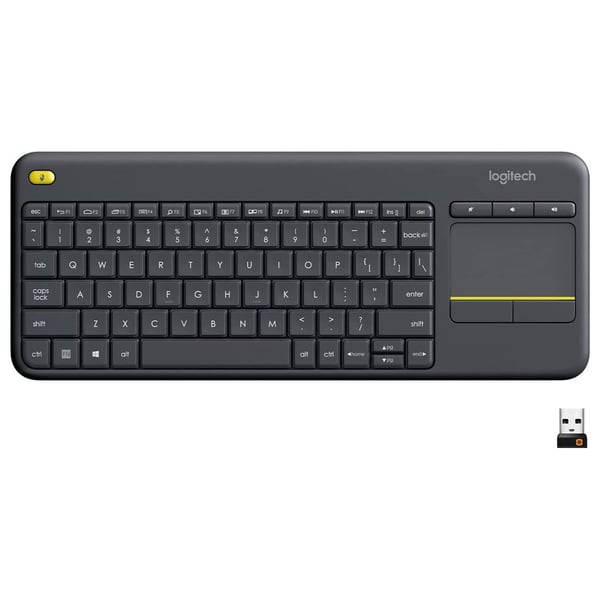 Logitech 920007153 K400 Plus Wireless Touch Keyboard Black