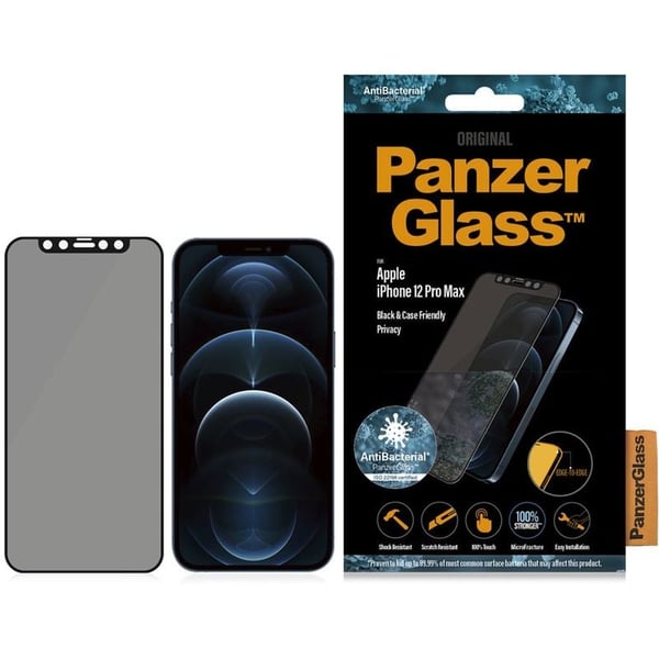 Panzerglass ETE Privacy Screen Protector Black iPhone 12 Pro Max