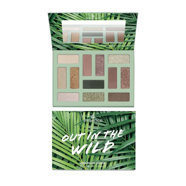 Essence OUT IN THE WILD eyeshadow palette - 02 Dont Stop beleafing