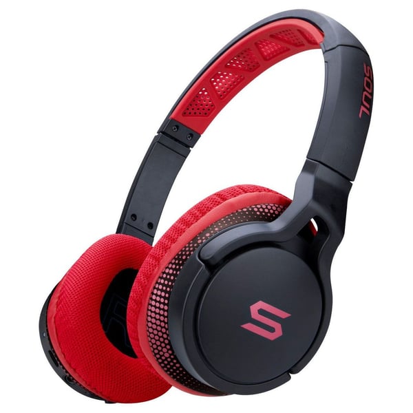 Soul ST32RD Transform Wireless Active Performance On-Ear Headphones with Bluetooth Red