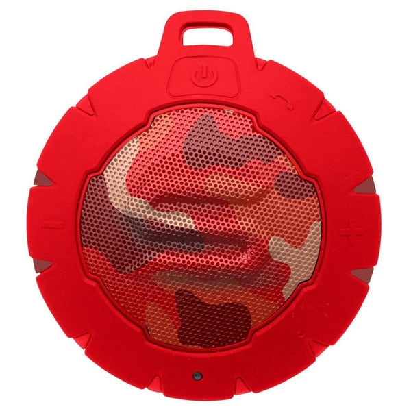 Soul Storm SS80CR-W Weatherproof Wireless Speaker with Bluetooth Camo Red