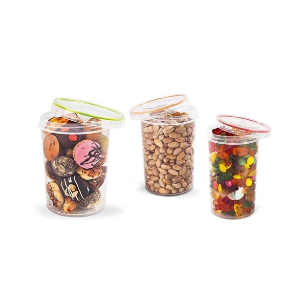 Twist Cover Round Food Saver (3 Pcs Set) (0,6 L + 1,1 L + 1,5 L) Twist Cover Round Food Saver (3 Pcs Set) (0,6 L + 1,1 L + 1,5 L)