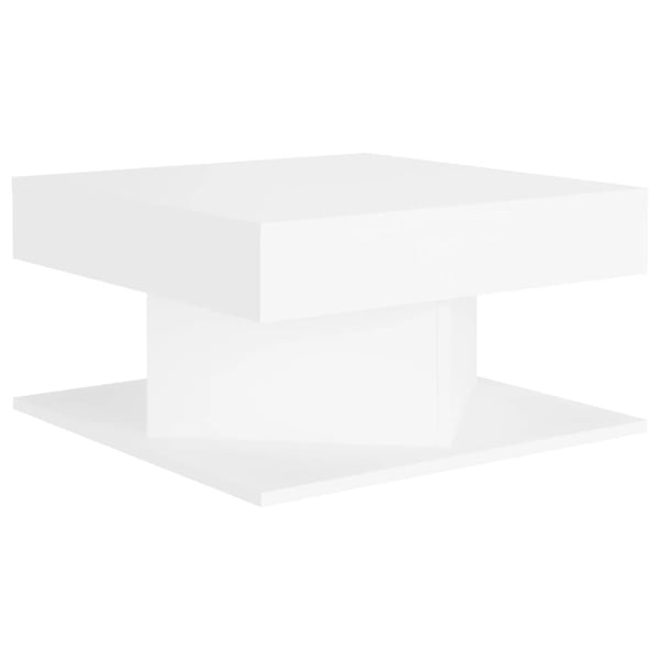 Vidaxl Coffee Table White 57x57x30 Cm Engineered Wood