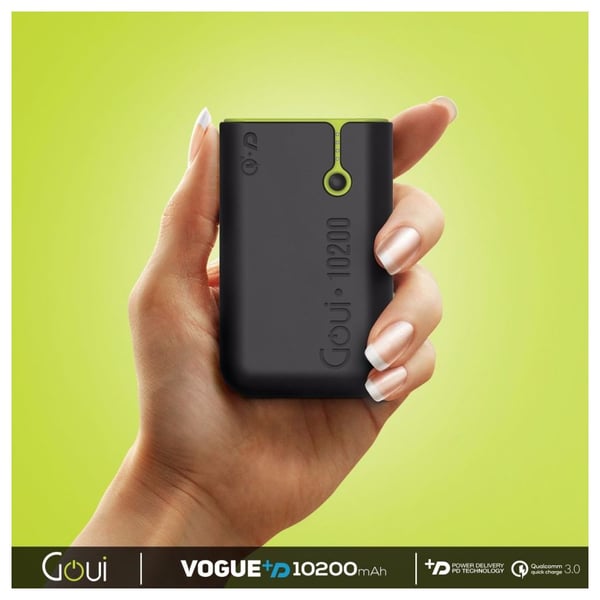Goui 10200mAh Power Bank - Black Goui 10200mAh Power Bank - Black