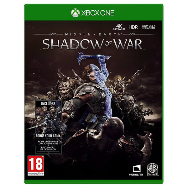 Xbox One Middle Earth Shadow Of War Game