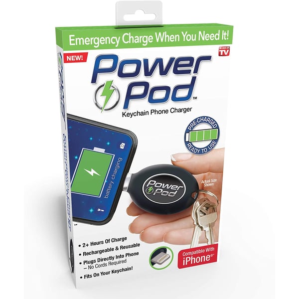 AS SEEN ON TV Mini Keychain 800mah Power Bank Pod AS SEEN ON TV Mini Keychain 800mah Power Bank Pod
