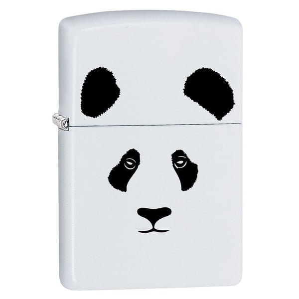 Zippo 28860 Panda White Matte Windproof Lighter
