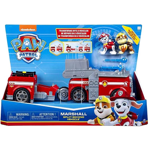 Spin Master Paw Patrol Split Second Vehicles Assorted Spin Master Paw Patrol Split Second Vehicles Assorted