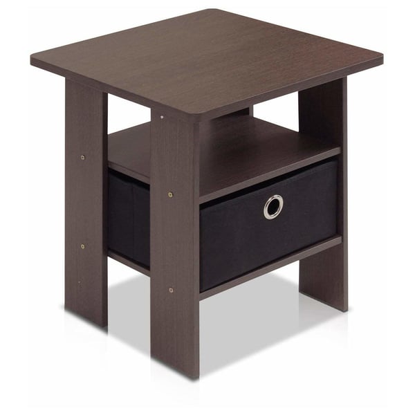 Buy End Table Bedroom Night Stand in Brown Color Online in UAE Sharaf DG