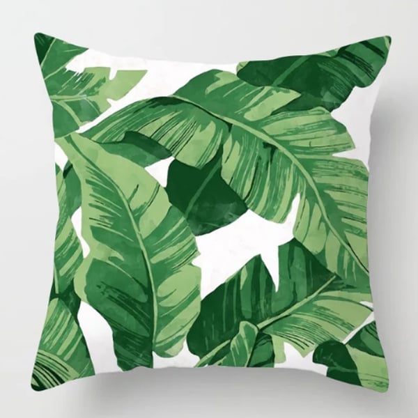 Leaf cushion cover hotsell