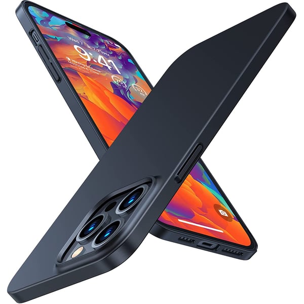 TORRAS OriginFit Slim Designed for iPhone 14 Pro Max Case - Black