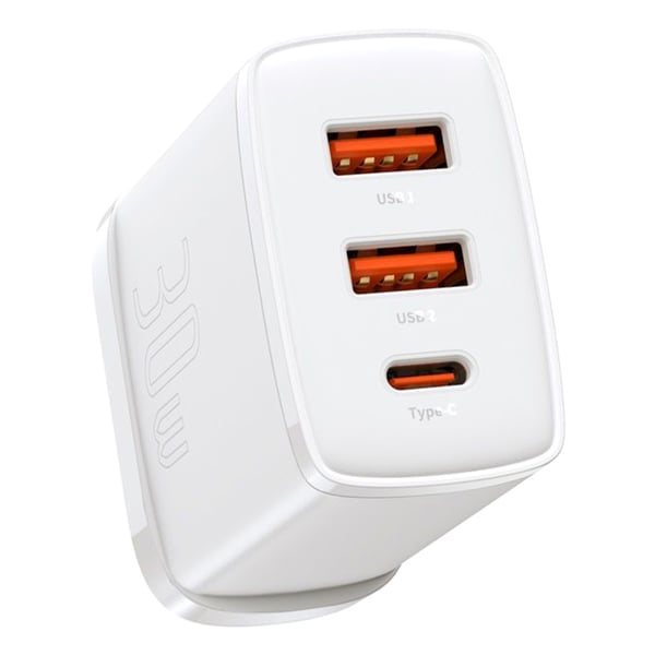 Baseus Compact Fast Charger White Baseus Compact Fast Charger White
