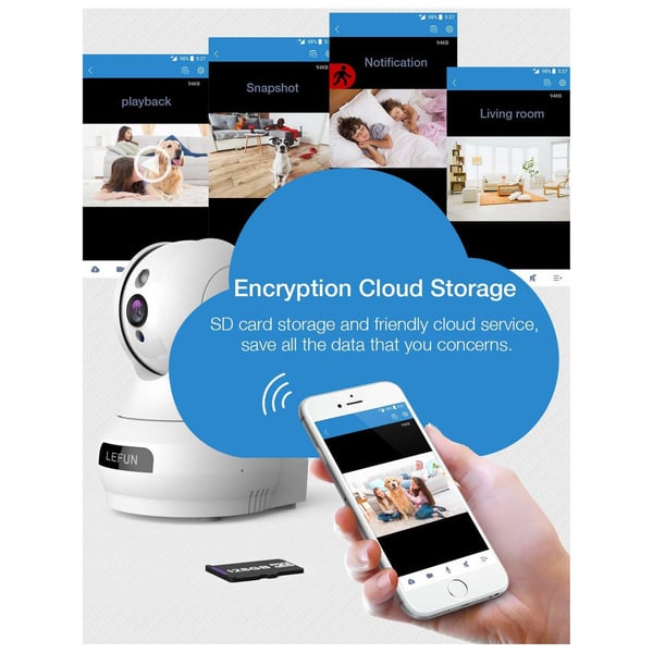 Lefun FI-362B Smart IP Camera 1MP Black Lefun FI-362B Smart IP Camera 1MP Black