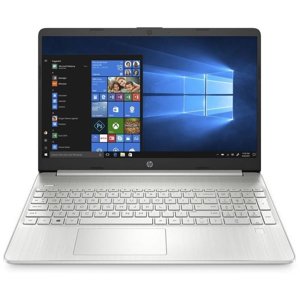 HP 15s-fq2004ne Laptop, 15.6inch FHD, Intel Core i5-11gen, 8GB RAM, 512GB SSD, Intel Graphics, Win10 Home En-Ar Keyboard Silver, (302D2EA)