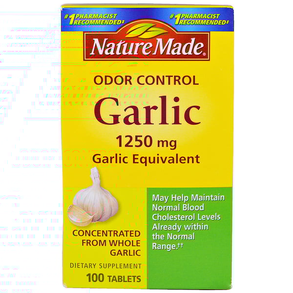 Nature Made Odor Control Garlic 1250mg Online Shopping on Nature Made