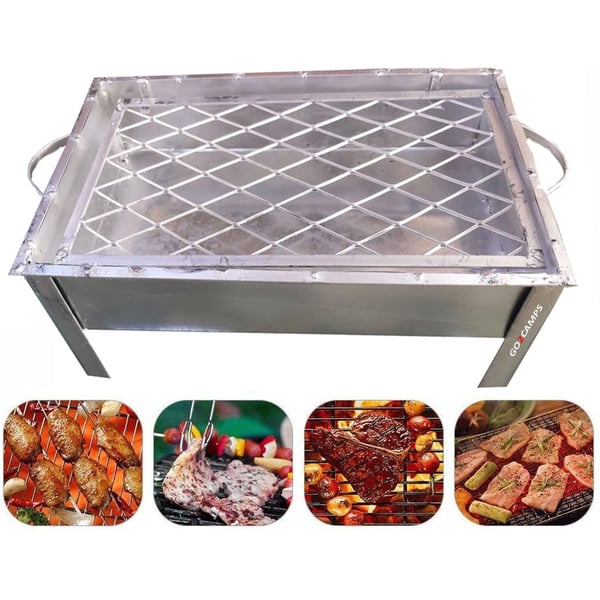 Buy Go2camps Bbq Grill Galva Bbq Grill Small Tin Made Bbq Grill Online In Uae Sharaf Dg 0830