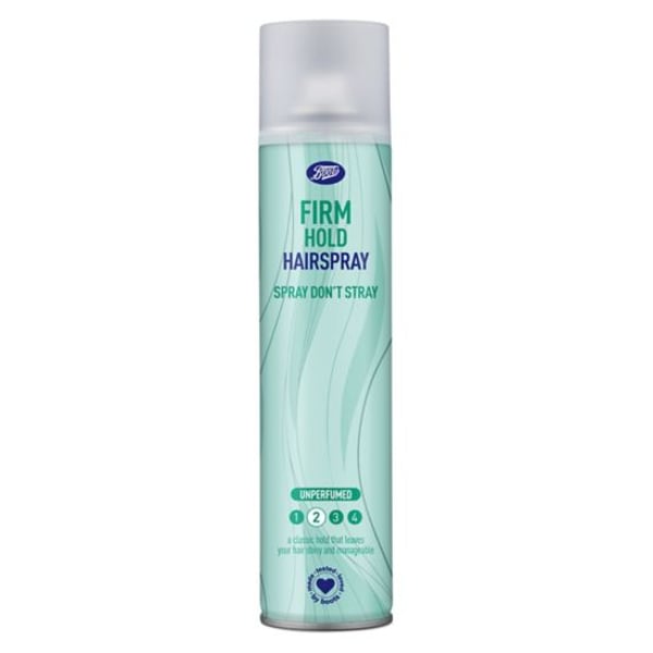 Boots Firm Hold Hairspray Spray Don't Stray No.2 300ml Boots Firm Hold Hairspray Spray Don't Stray No.2 300ml