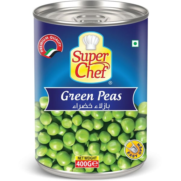 Super Chef green Peas 400g