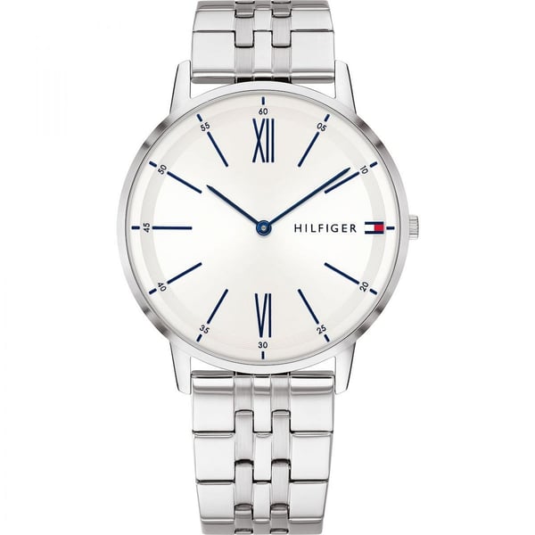 Tommy Hilfiger Cooper Silver Metal Watch For Men 1791511