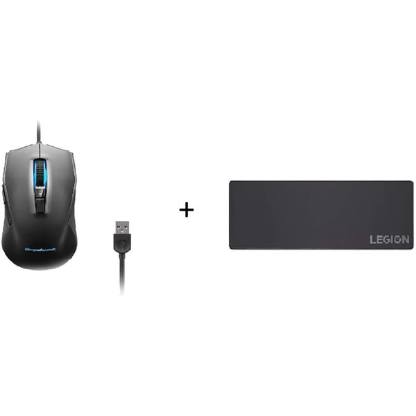Lenovo Gaming Mouse + Legion Mouse Pad 1.8m Black Lenovo Gaming Mouse + Legion Mouse Pad 1.8m Black
