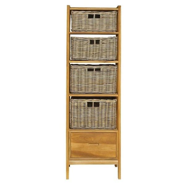 Pan Emirates  Zaffiro Drawer 1 Drawer + 4 Baskets Oak