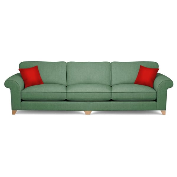 Galaxy Design Angelic 3 Seater Sofa Wood Base Mint