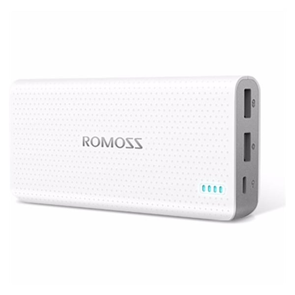 Romoss Power Bank 15000mAh White - SENSE15PHP15 Romoss Power Bank 15000mAh White - SENSE15PHP15
