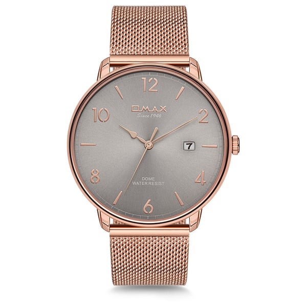 Omax Dome Series Rose Gold Mesh Analog Watch For Men DCD003R98I Omax Dome Series Rose Gold Mesh Analog Watch For Men DCD003R98I