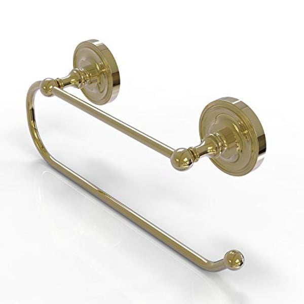 Allied Brass Prestige Regal Wall Mounted Paper Towel Holder Unlacquered Brass