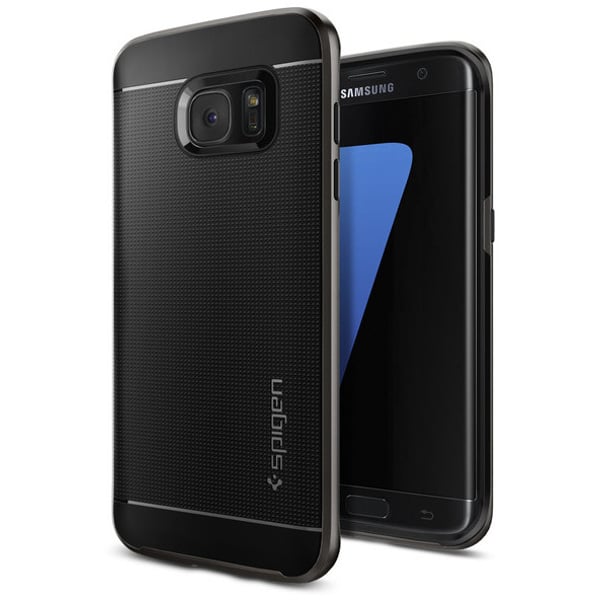 Spigen 556CS20143 Neo Hybrid Gunmetal Case For Galaxy S7 Edge