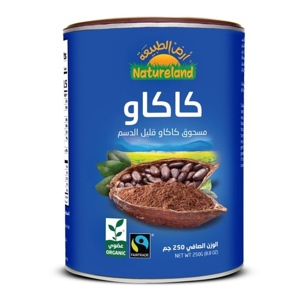 Natureland Cacao Powder low Fat 250g Natureland Cacao Powder low Fat 250g