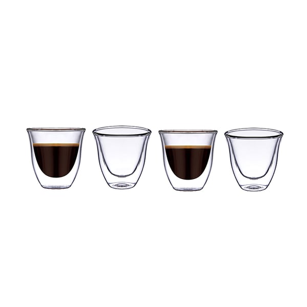 Blackstone Double Wall Glass Cawa Cup DG501 70ml 4Pcs