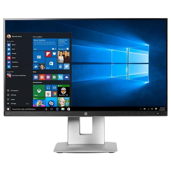 HP EliteDisplay E230T 23.8 Inch Touch Monitor FHD LED (W2Z50AA)