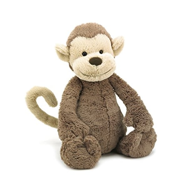 Jellycat Bashful Monkey Stuffed Animal, Medium, 12 Inches Jellycat Bashful Monkey Stuffed Animal, Medium, 12 Inches