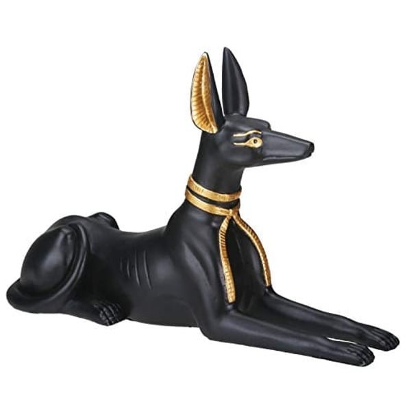 Summit Egyptian Large Sitting Anubis Dog Statue