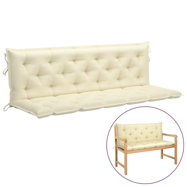 Vidaxl Cushion For Swing Chair Cream White 180 Cm Fabric Vidaxl Cushion For Swing Chair Cream White 180 Cm Fabric