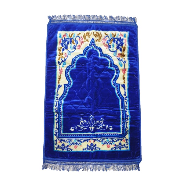 Buy Permata Doa Luxury Prayer Mat Blue Un00402 (80 X 120cm) Online in