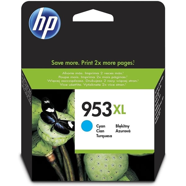 HP 953XL F6U16AE High Yield Cyan Original Ink Cartridge HP 953XL F6U16AE High Yield Cyan Original Ink Cartridge
