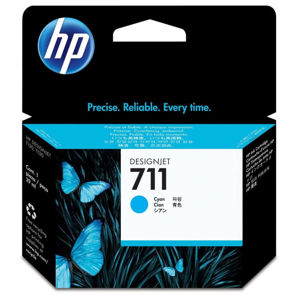 HP 711 CZ130 Cyan Ink Cartridge 29ml HP 711 CZ130 Cyan Ink Cartridge 29ml