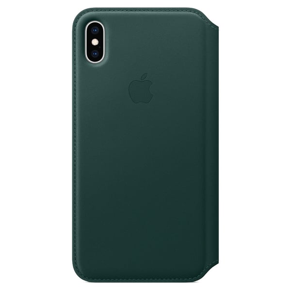 Apple Leather Folio Case Forest Green For iPhone XS price in Bahrain